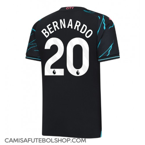 Camisa de time de futebol Manchester City Bernardo Silva #20 Replicas 3º Equipamento 2023-24 Manga Curta